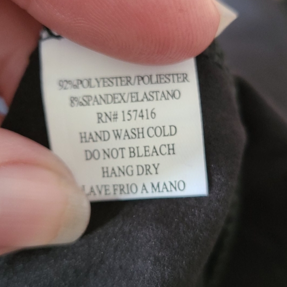 FAVORITE Black Wide Leg Pants/leggings - Picture 7 of 7